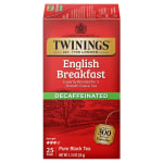 Twinings English Breakfast Tea Bags, Decaf